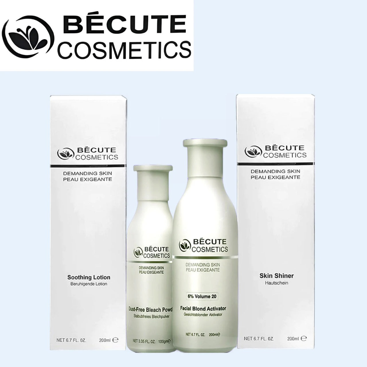 Becute Cosmetics Skin Polish Kit (Volume + Bleach Powder)